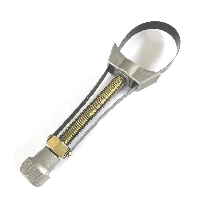 

Инструмент для снятия масляного фильтра автомобиля, гаечный ключ, ремешок, гаечный ключ с диаметром от 60 до 120 мм, регулируемый для Honda, Yamaha, Suzuki, инструмент для ремонта