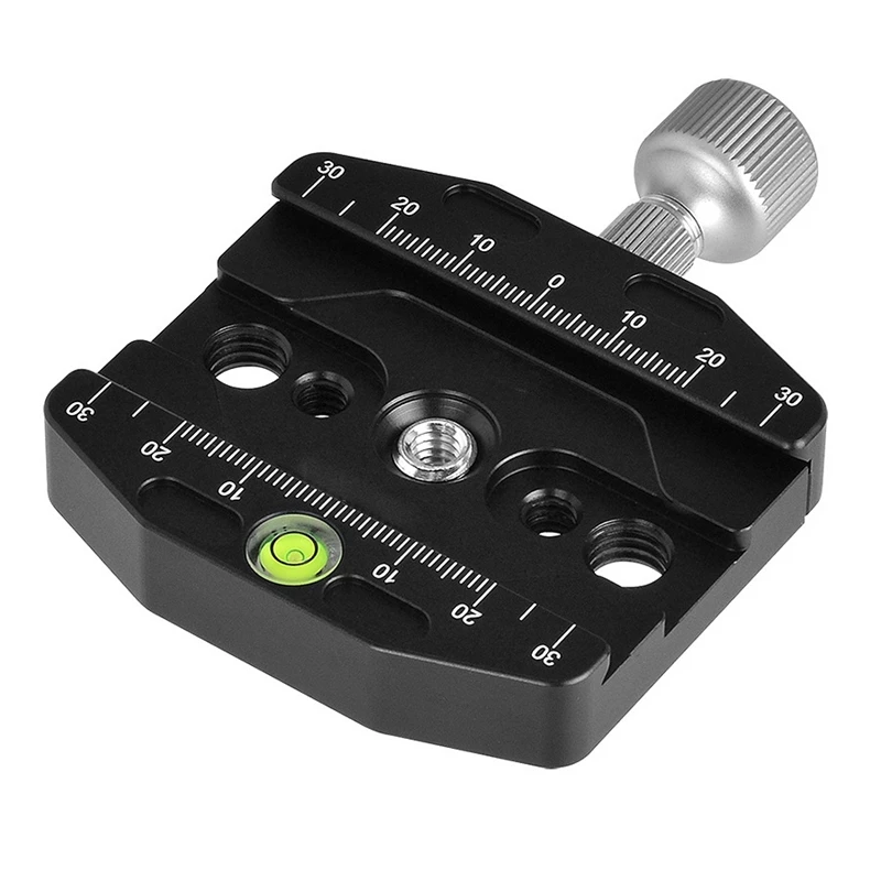 

Быстросъемный QR-зажим CL-70N из алюминиевого сплава 3/8 дюйма с адаптером 1/4 дюйма и пузырьковым уровнем для Arca Swiss Benro