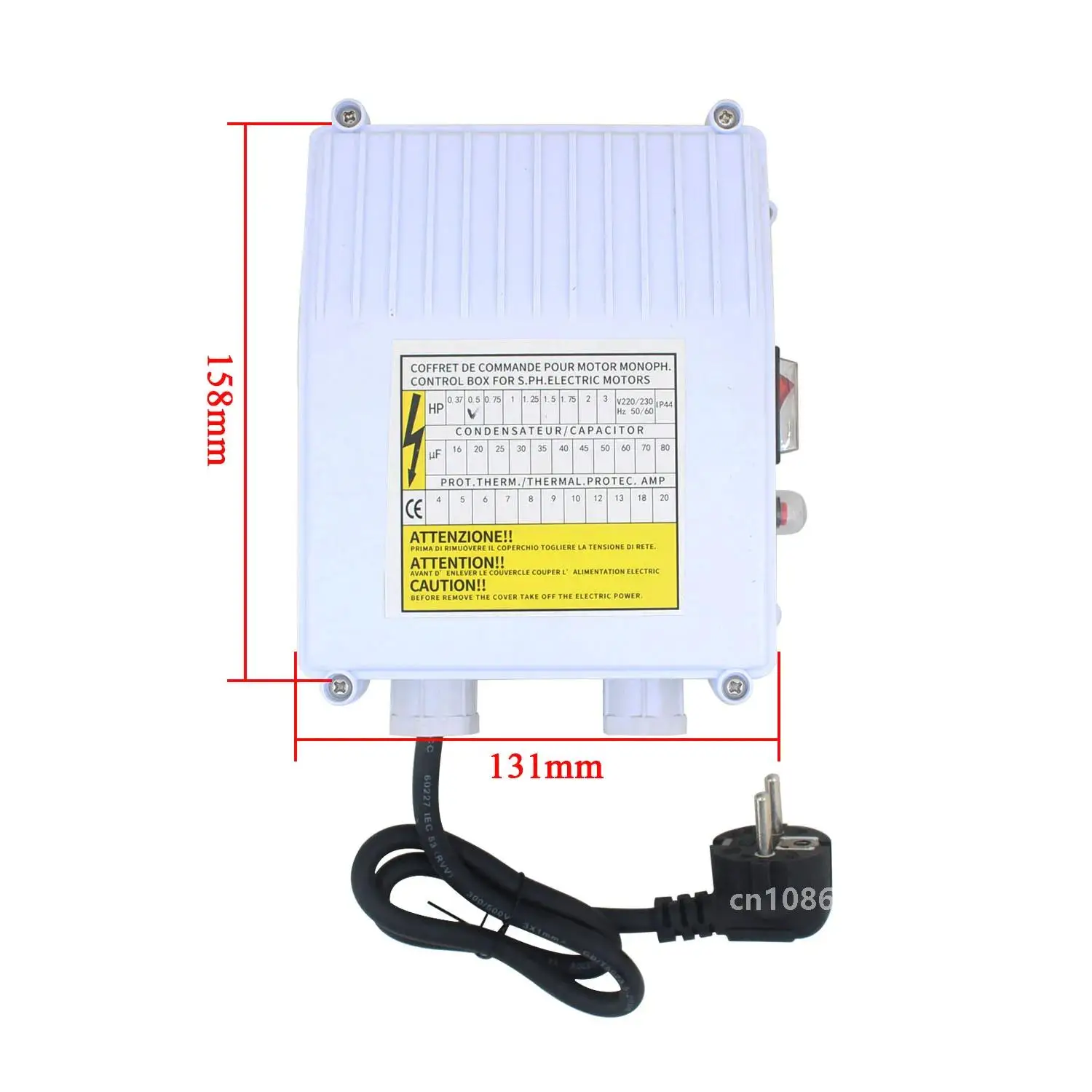 Погружной насос для глубоких скважин 220 В внешний емкостный блок дайвинга