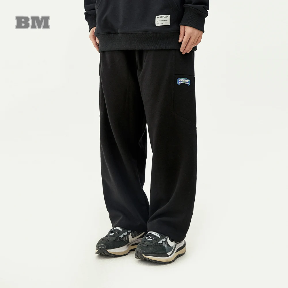 

Весна 2022, Японская уличная одежда, свободные модные спортивные брюки в стиле Харадзюку, высококачественные прямые повседневные спортивные ...