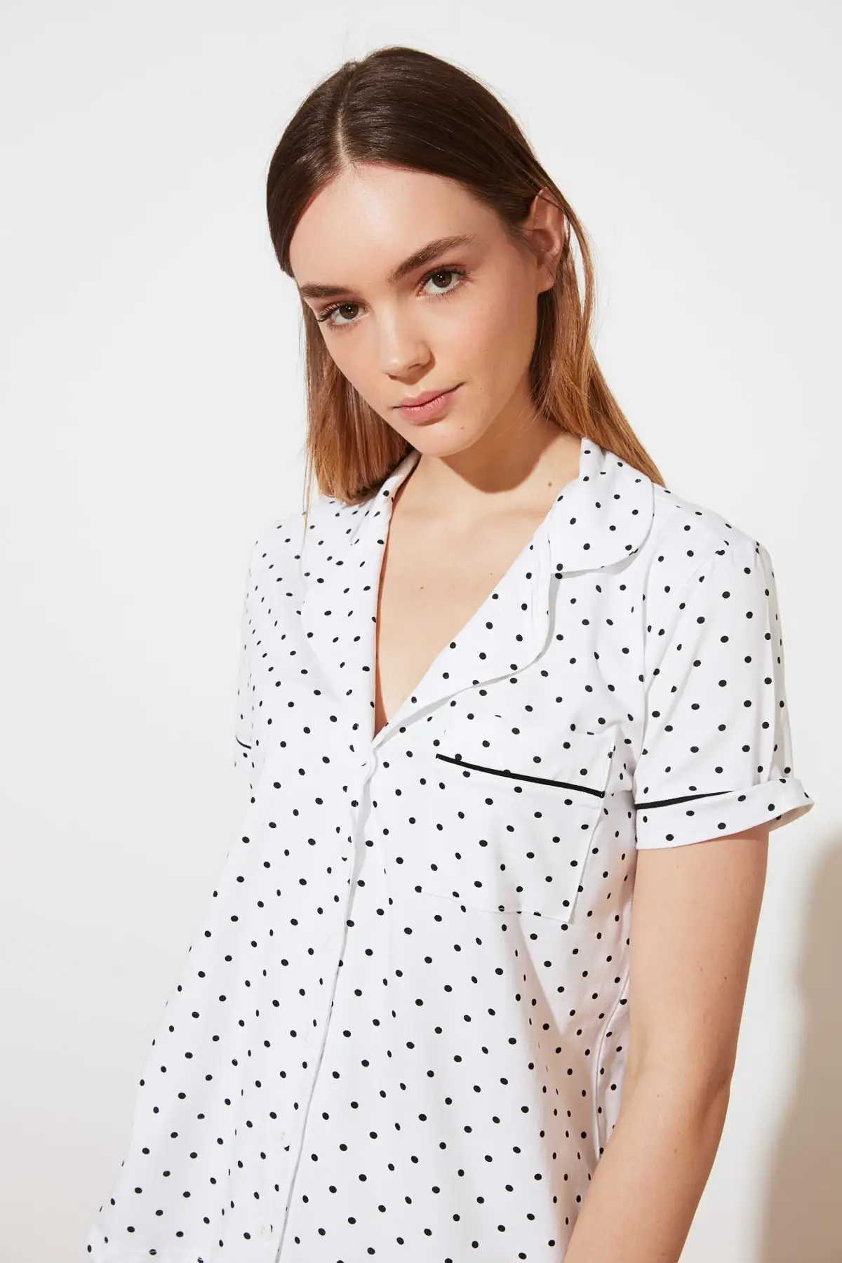 

Trendyol Polka Dot Knitted Pajamas Set THMSS21PT0142