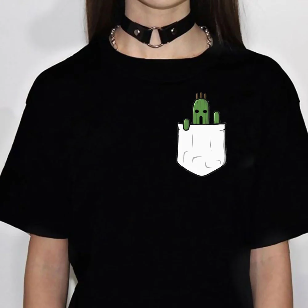 

Cactus t-shirts women designer Tee female anime clothes