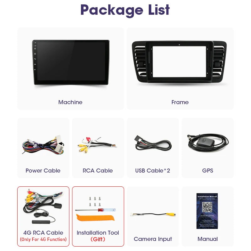 Автомагнитола JMCQ 2DIN 2 + 32 Android 10 4G WiFi мультимедийный видеоплеер для Subaru Outback 3 Legacy 4