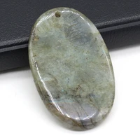 2022 new natural stone gem flash labradorite pendant handmade crafts diy necklace jewelry accessories gift making for woman man