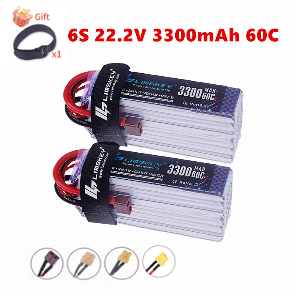 6S 3300 мАч Lipo Батарея 60C RC Автомобиль Лодки Дрон Запчасти с разъемом Deans T XT60 XT90 22 2 В