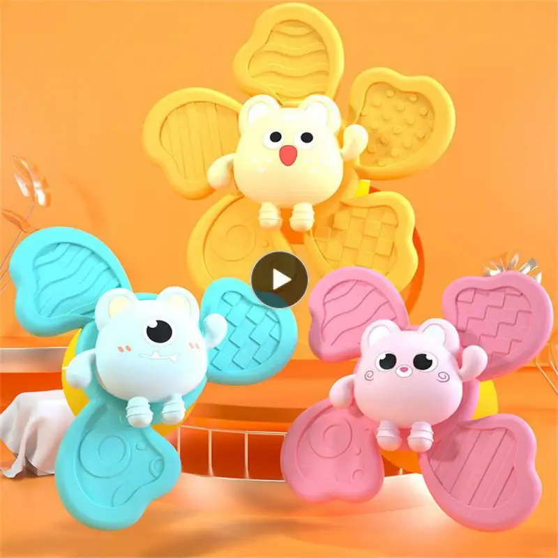 

Spin Music Led Disco Suction Cup Rotary Gyroscope Baby Shower Toy Sucker Rotating Music Animal Rotating Suction Cup