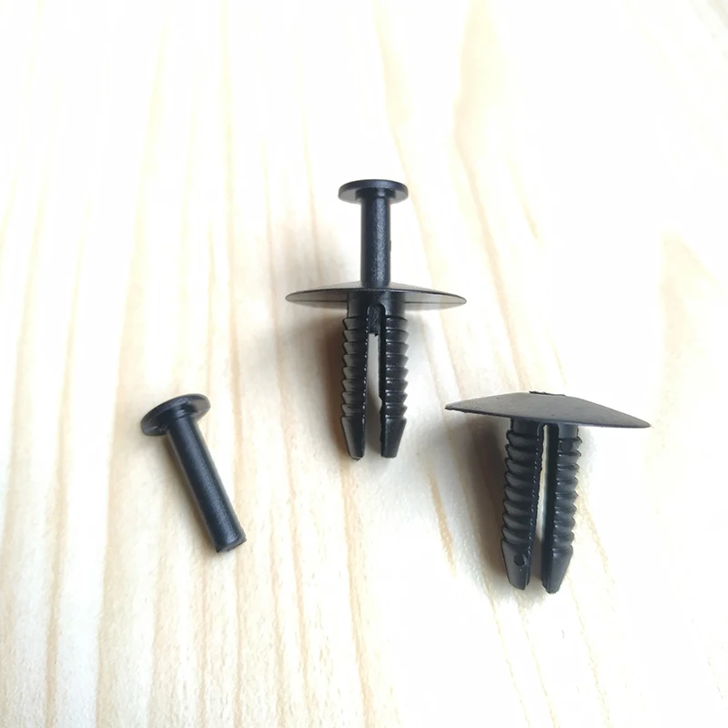 

50Pcs Auto Fastener Retainer Clips 7mm Engine Cover Bumper Fender Car Door Trim Panel Rivets For BMW 3 5 7 Series Mercedes Benz