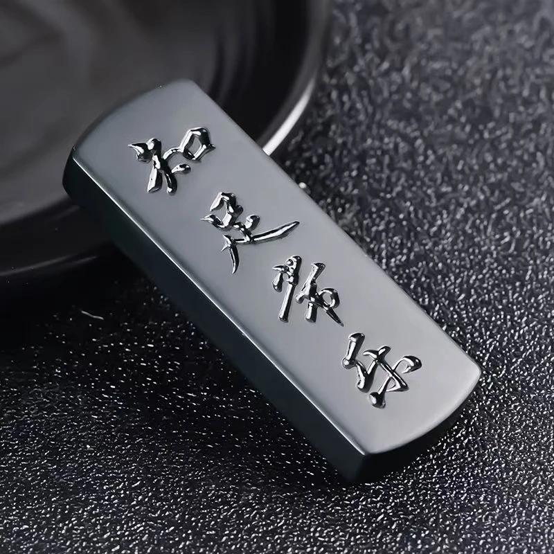 

Natural Hetian Cyan Jade Carving Contentment Pendant Jadeite Charm Necklace Exquisite Jewelry Men Women with Chain