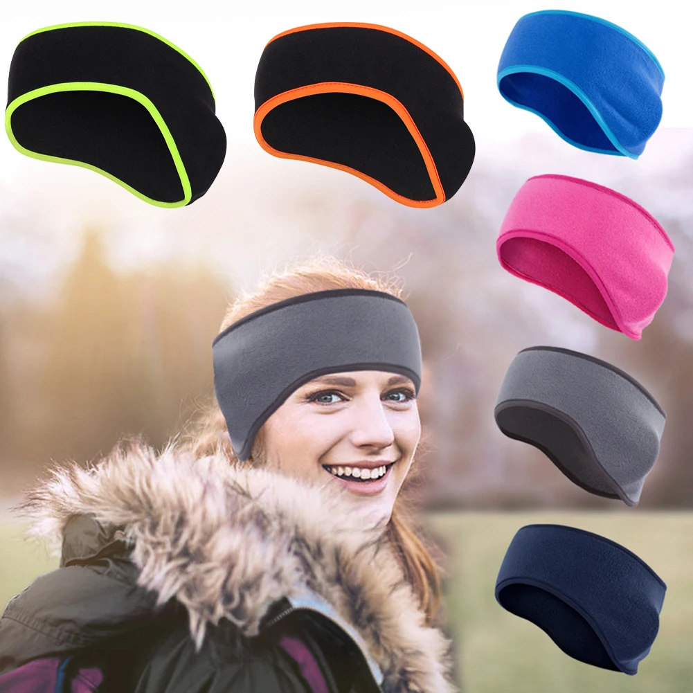 

Winter Sport Sweatband Warm Headband Thermal Fleece Head Band Gym Ski Yoga Fitness Cycling Tennis Running Hair Bandage Men Women