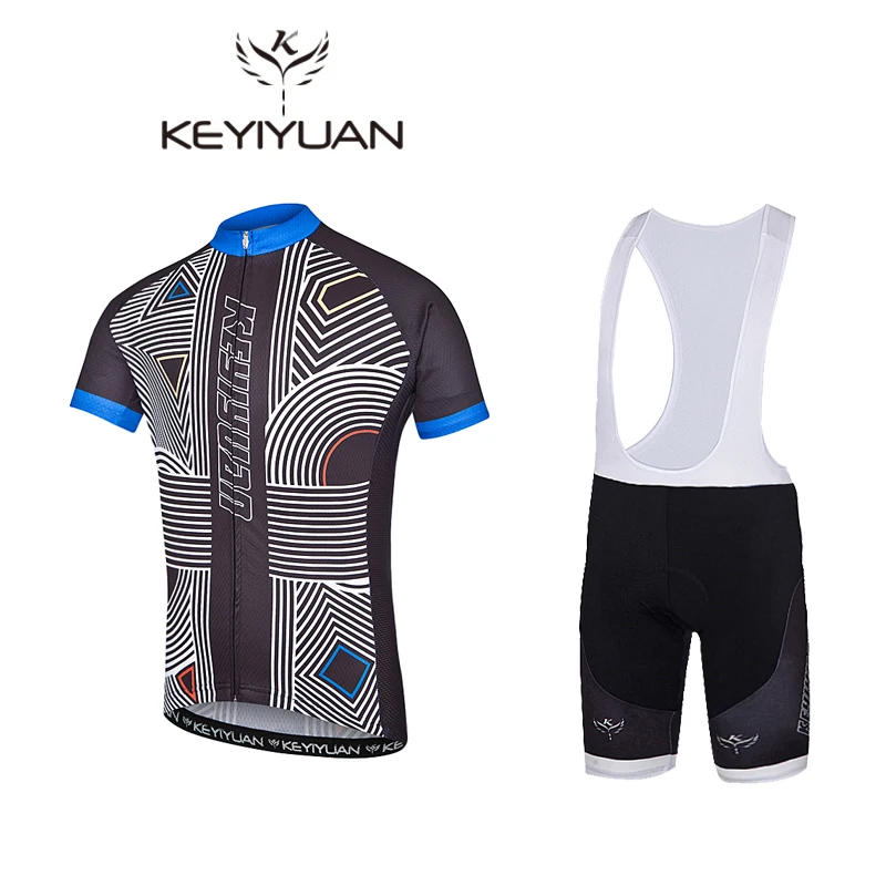 2022 Keyiyuan Summer 5 Color Polyester Lycra Breathable Road Bicycle  MTB  Cycling Sets Dwj01