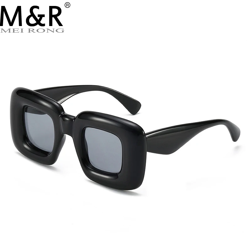

Retro Y2K Square Women Sunglasses Candy Color Shades UV400 Fashion Designer Men Red Yellow Unique Large Sun Glasses