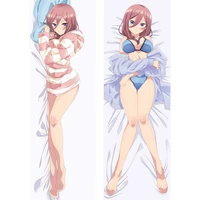 new patternthe quintessential quintuplets nakano miku anime body pillow cover long decorative cushion for bed