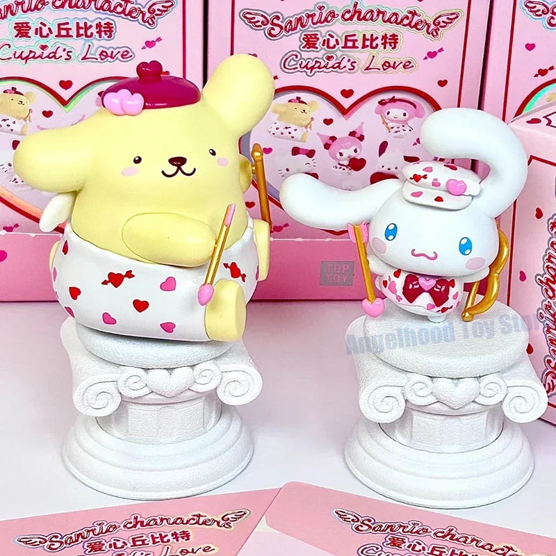 Фигурка Toptoy на День святого Валентина Love Cupid Series Pochacco Cinnamoroll Kuromi Melody Pompom Purin Hellokitty