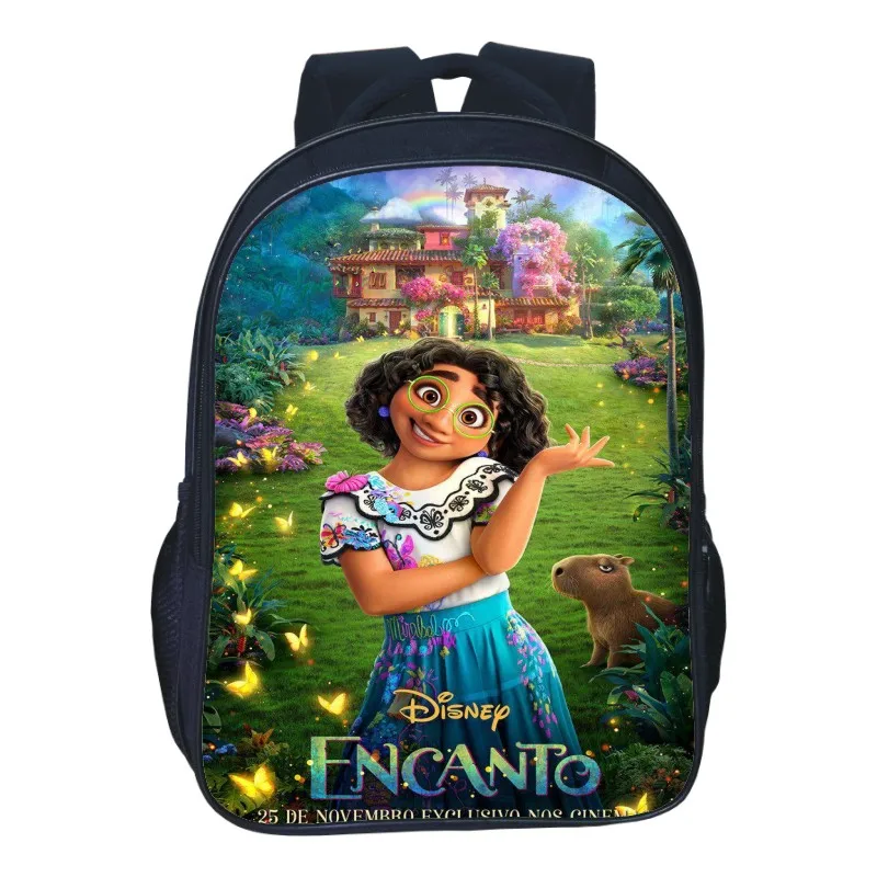 16inch Disney Encanto Printed Schoolbag Girls Elementary Backpack Children Comfortable Wear-resistant Cartoon Mirabel Mochilas | Багаж и