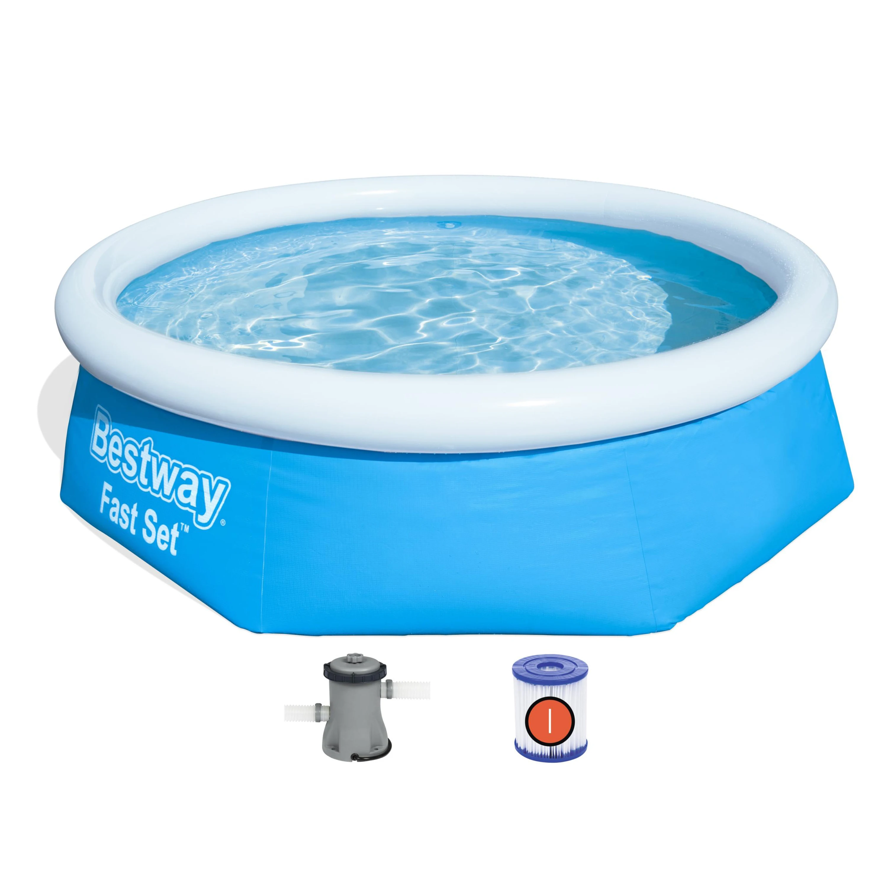 

Bestway 57268 Circular inflatable family children's swimming pool filter pump