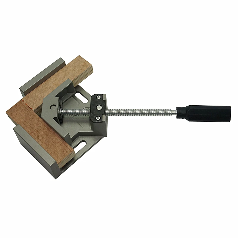 

Single Handle 90 Degree Right Angle Clamp Angle Clamp Woodworking Frame Clip Folder Tool Aluminum for CNC Engraving Machine