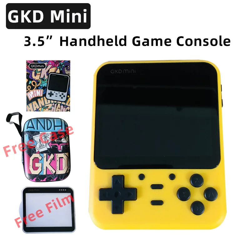 

Игровая мини-консоль GKD в ретро-стиле, 3,5 дюйма, IPS экран, открытое исходное пространство, яркий экран, портативная вибрация