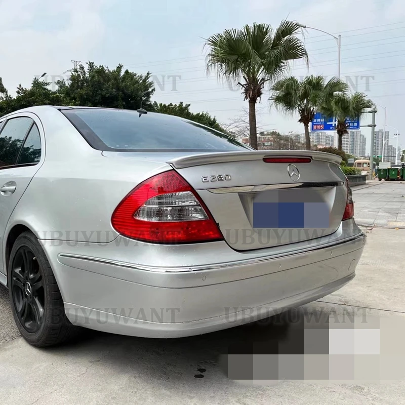 Для Mercedes-Benz W211 E300 E320 E240 автомобильный спойлер высокого качества глянцевое черное