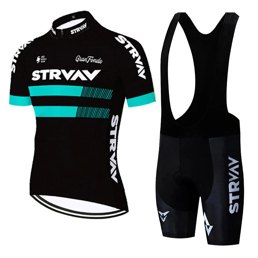 

Cycling Jersey 2022 New Team STRVAV Cycling Clothing MTB Cycling 19D gel Bib Shorts Men Bike Jersey Set Ropa Ciclismo Triathlon