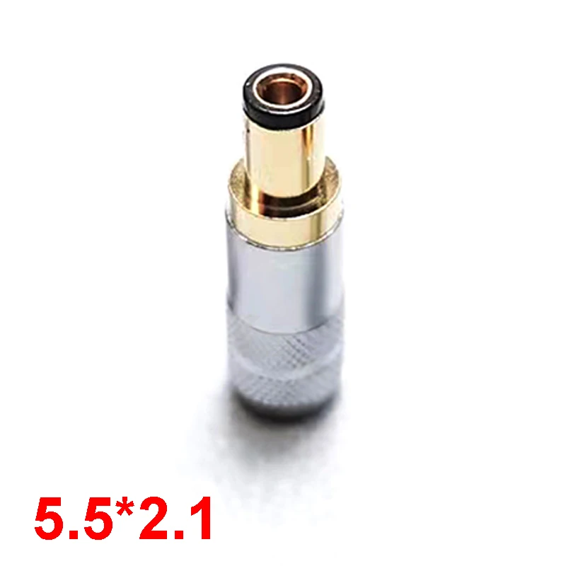 

Медный позолоченный штекер питания JCD 5,5X2,5 5,5X2,1 4,0x1,7 3,5X1,35 мм