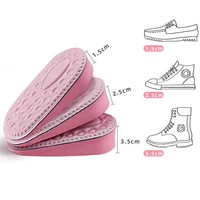foot care shoes cushion eva memory foam height heighten increase half insole increased insoles heel pad invisible shoe inserts