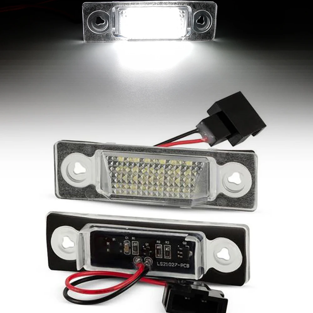 

2x Canbus светодиодный номерной знак для Ford Galaxy MKI WGR 95-06 VW Sharan MKI 95-10 Seat Alhambra 96-10 OEM #7M3943021 подсветка номера запчасти