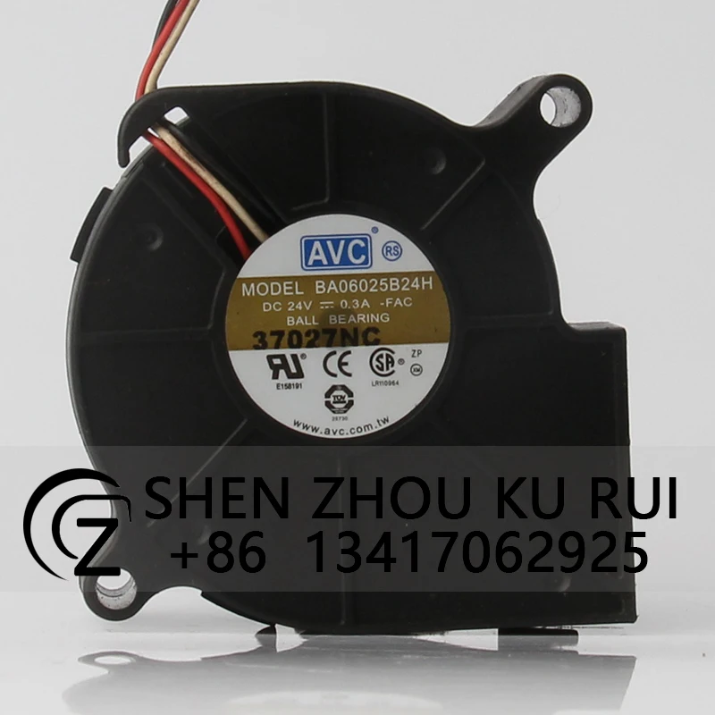 

Case Cooling Fan for AVC 60×60×25mm 6025 6CM 24V Violent Inverter Axial Flow Centrifugal Ventilation BA06025B24H