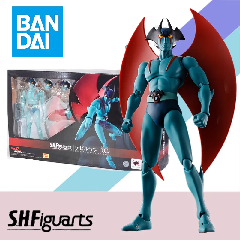 

Оригинальная коробка Bandai S.H. Фигуртс SHF DevilMan, комплект моделей 50-й годовщины, аниме экшн-фигурка из ПВХ, Готовая модель, набор, игрушка в подарок