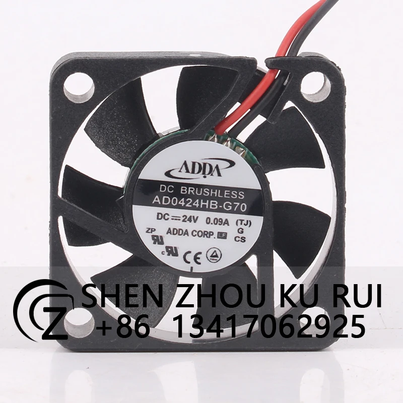 AD0424HB-G70 вентилятор охлаждения для ADDA 12 В 48 в пост. Тока 24 В 4010 а EC AC 40x40x11 мм 4 см шасси ультратонкий центробежный осевой промышленный