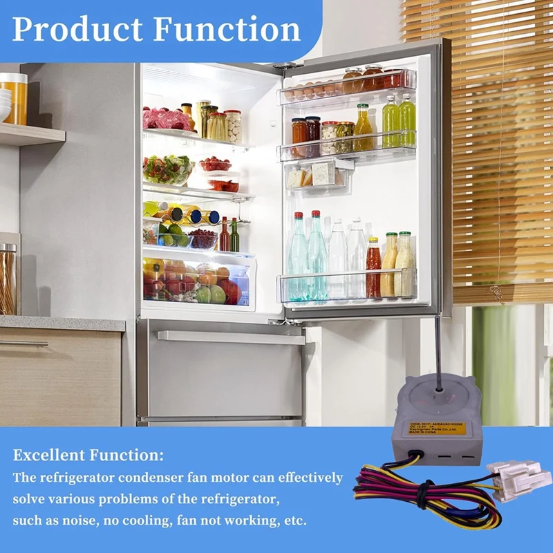 EAU 63103208 Двигатель вентилятора испарителя холодильника для Kenmore двигатель