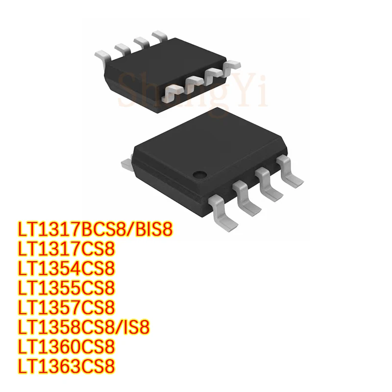 

5PCS/LOT LT1354CS8 1355 1357 1358IS8 1360 1363 1317BCS8/BIS8 SOP8
