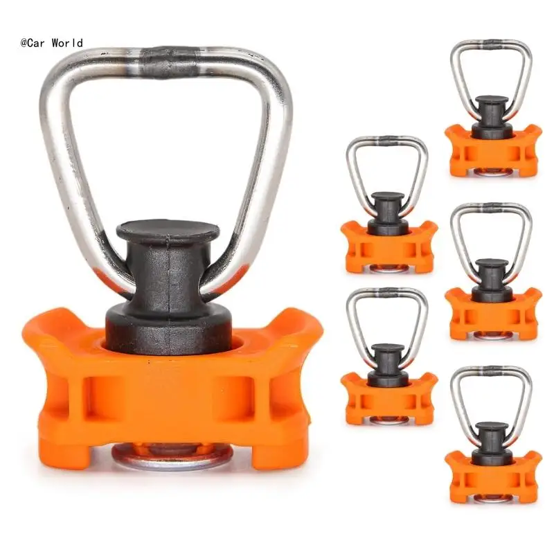 

Точки крепления авиационных рельсов из нержавеющей стали с возвратной пружиной для автодомов и кемперов, прицепного транспорта,