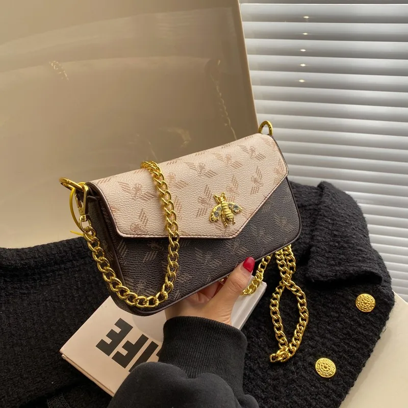 2023 New Fashion Women Bag Over The Shoulder Small Flap Crossbody Bags Exquisite Bag Female Designer Casual Messenger Bag