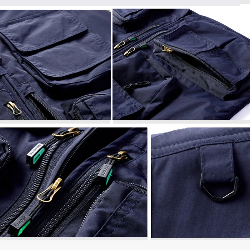 2022 реальный цвет мужской жилет для активного отдыха походов рыбалки охоты