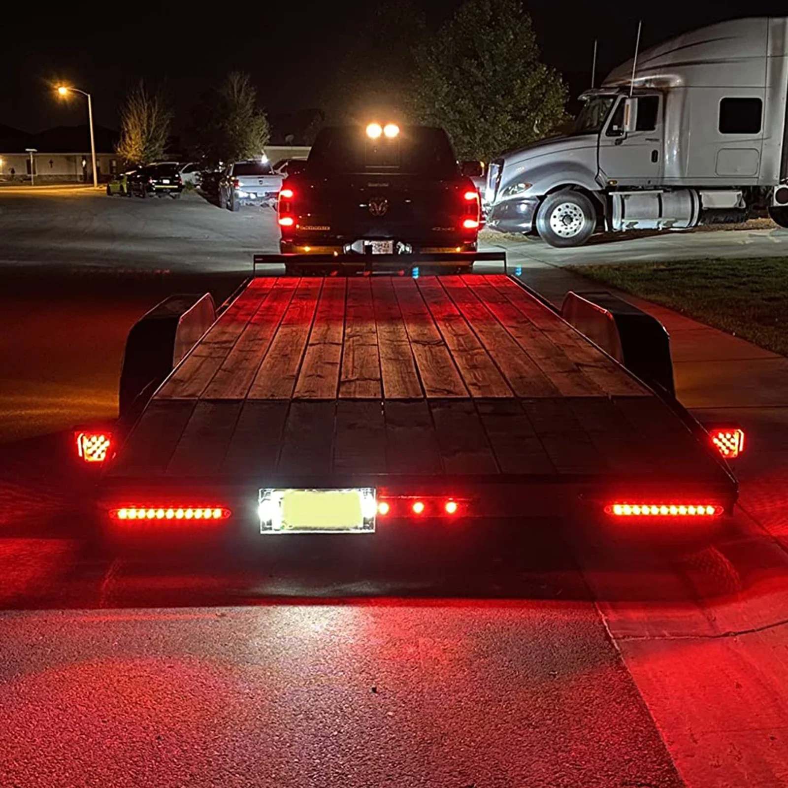 WANWUXIN 15 6-дюймовый светодиодный задний фонарь для прицепа универсальный 12 В