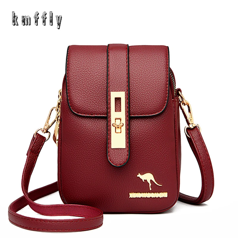 

Fashion Mobile Phone Bag Women 2022 Mini Shoulder Small Bag Female Lock Flip Casual Ladies Messenger Bag With Multiple Pockets