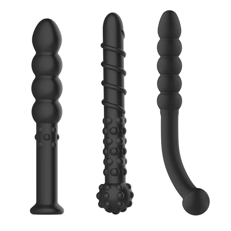 Silicone Anal Plug With Strong Suction Cup Butt Plug Safe Auns Beads Prostate Massager Free Hug Sex Toys For Couples Women Gay