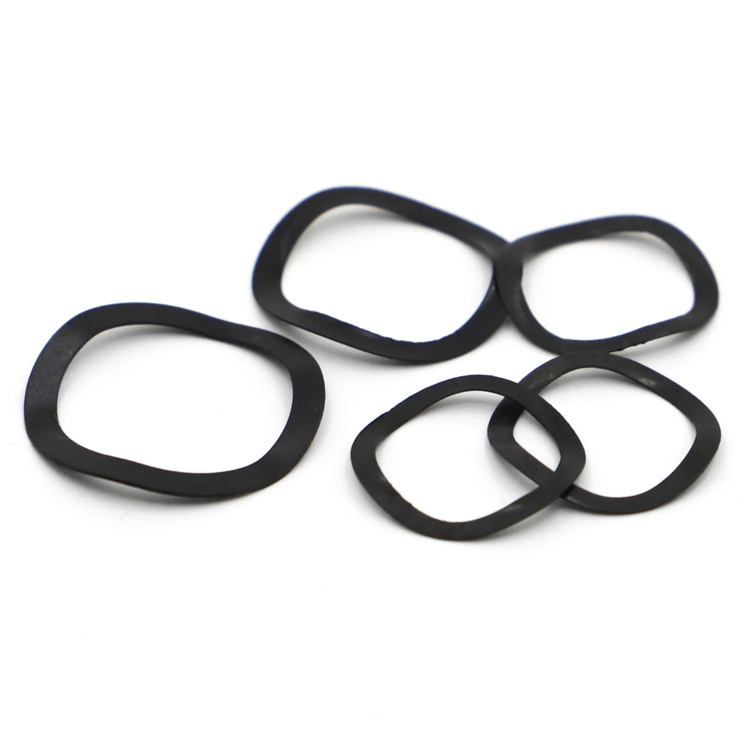 

10/50pcs DIN137B M3 M4 M5 M6 M8 M10 M12 M14 M16 M19 M21 M24 M27 M30 M34 M38- M50 Black Steel 65MN Wave Washers Spring Washer