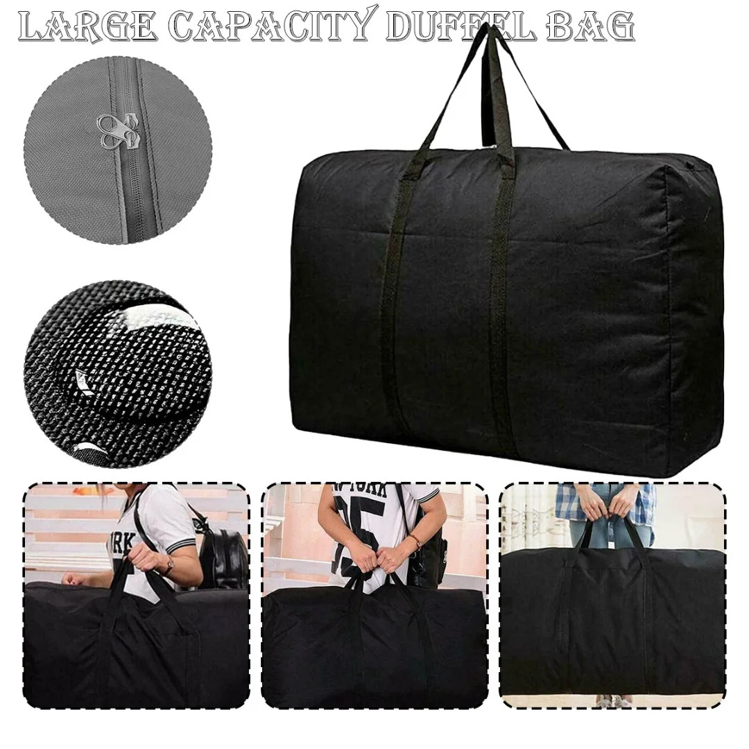 

Portable Clothes Blanket Travel Bags Large Capacity Zipper Bag High Quality Organizer Bag Home Storage Supplies