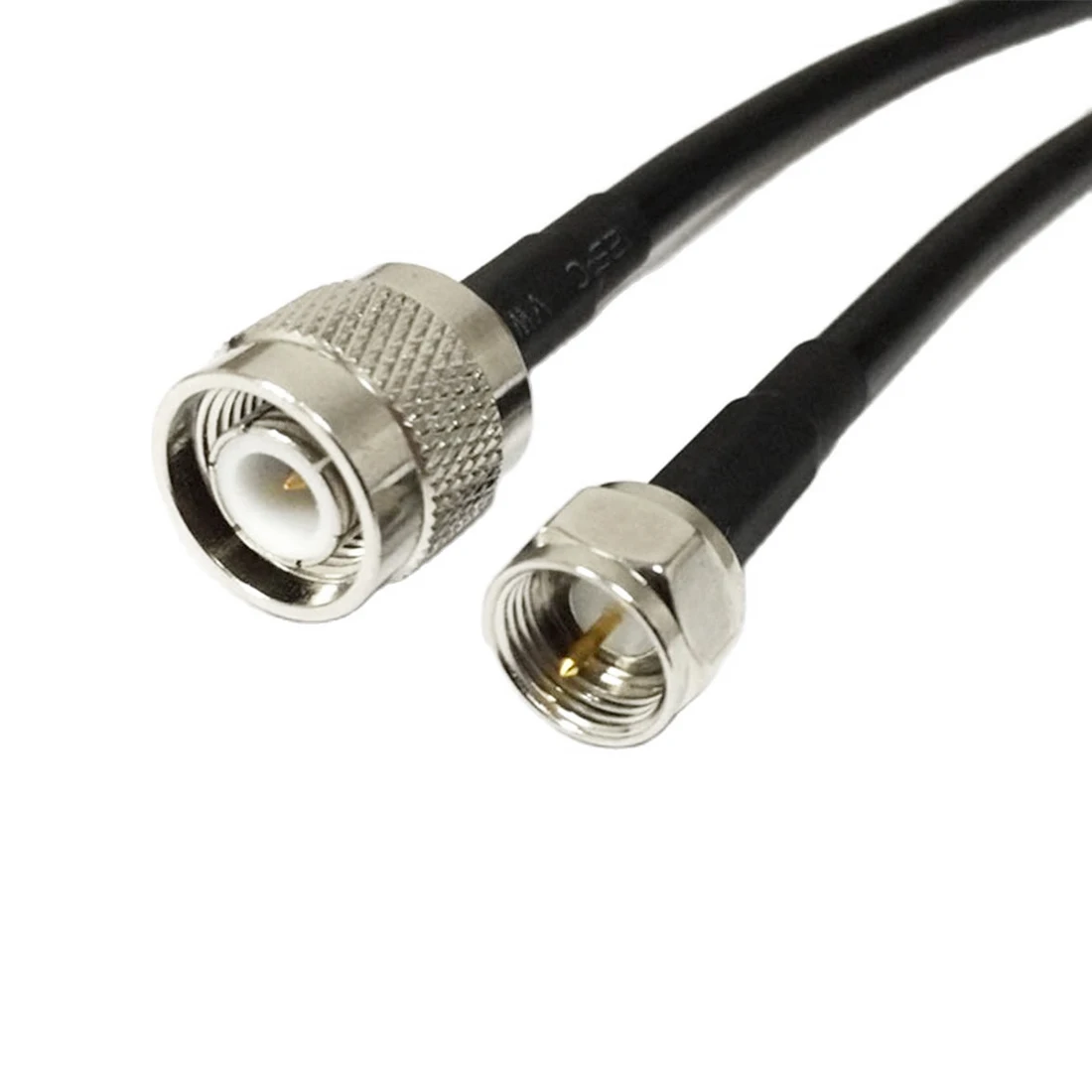 TNC Male to F Type Plug RF Coax Cable Pigtail Adapter RG58 50cm/100cm Wholesale For WIFI Wireless