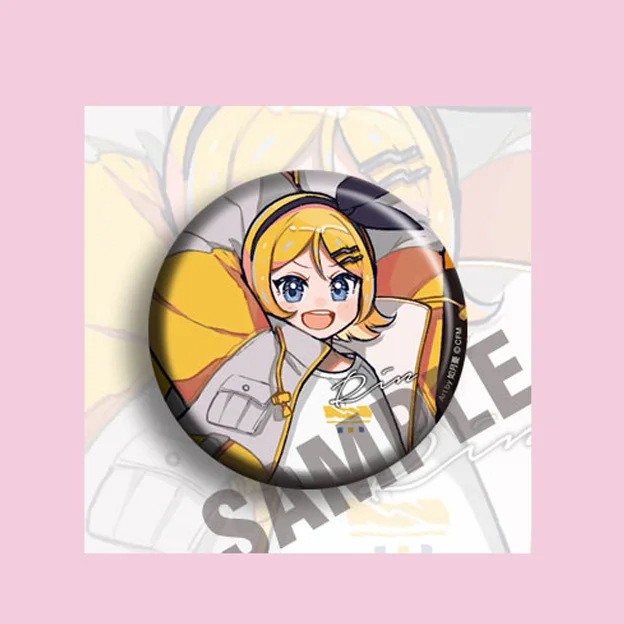 Фигурка аниме Hatsune Miku Kagamine Len Rin брошь значок персонажи Piapro Meiko Kaito броши значки