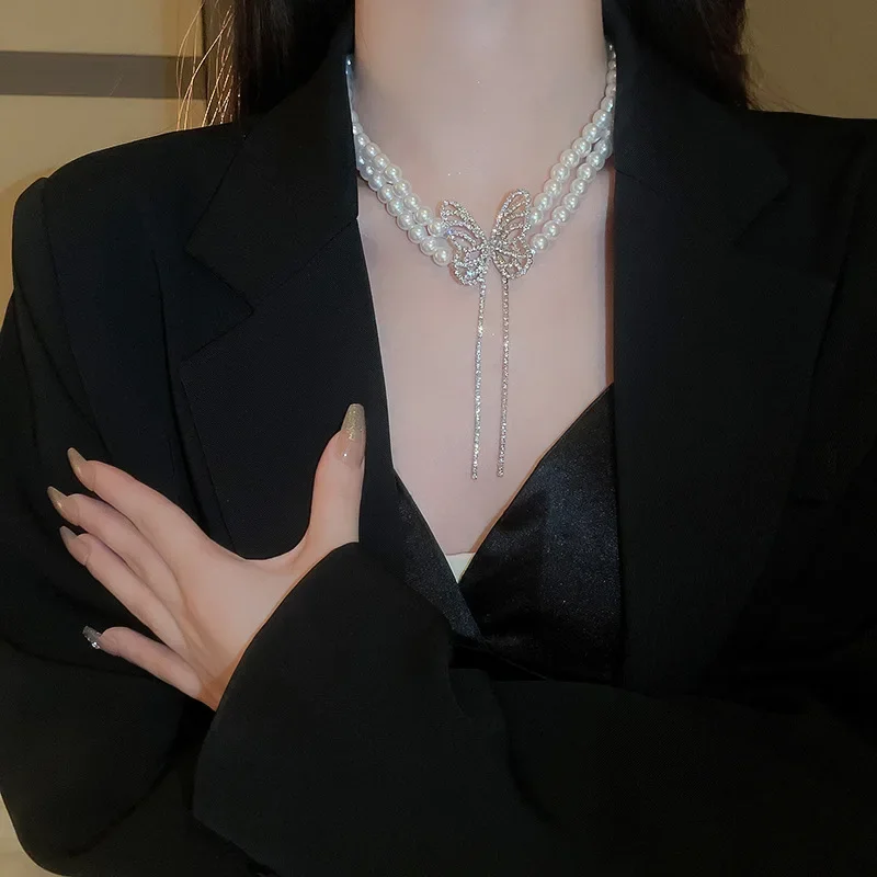 Ожерелья с жемчугом Draweye для женщин корейские модные милые элегантные