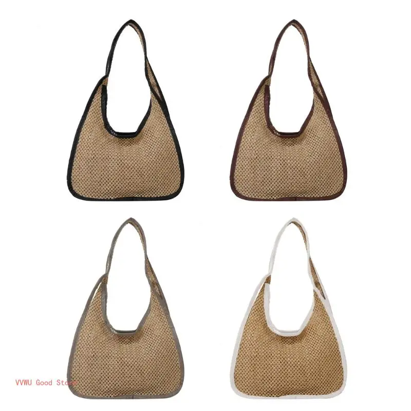 

2023 NEW Shoulder Bags Woven Tote Bags for Girl Women Lady Purse Underarm Bag Trendy Armpit Bag Fashion Leisure Handbag