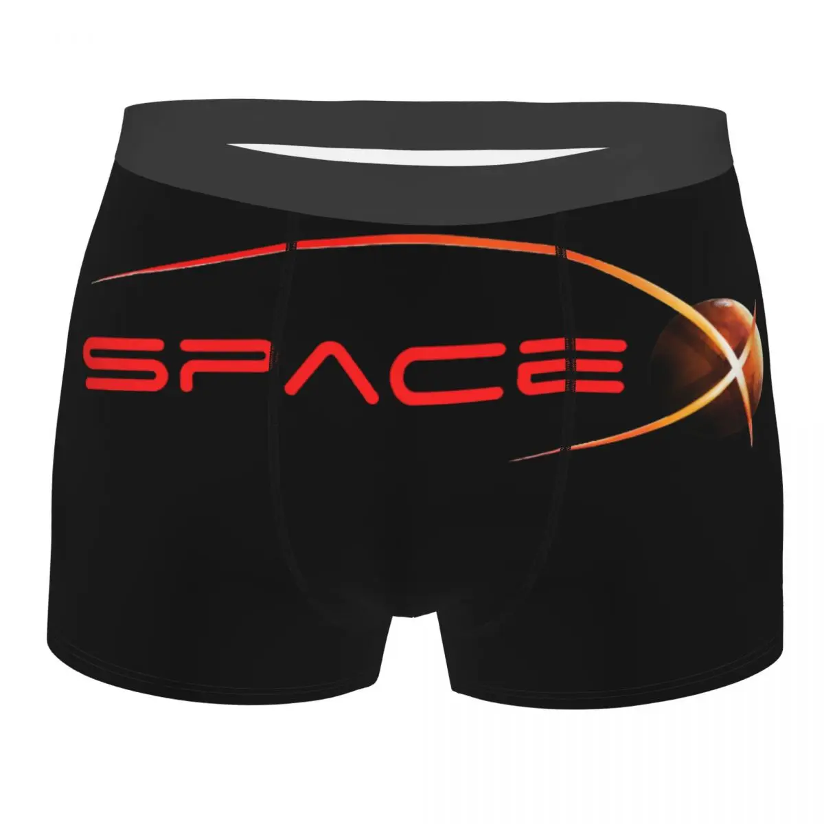 

Забавные шорты-боксеры, мужские трусы, мужское нижнее белье Spacex Mars Explore, дышащие трусы для мужчин