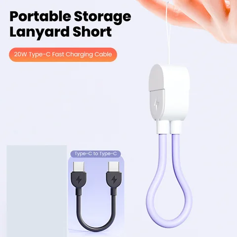 PD 60 Вт Кабель типа C — Type C для быстрой зарядки для Huawei Honor Xiaomi Брелок USB C — Lightning Кабель для iPhone 14