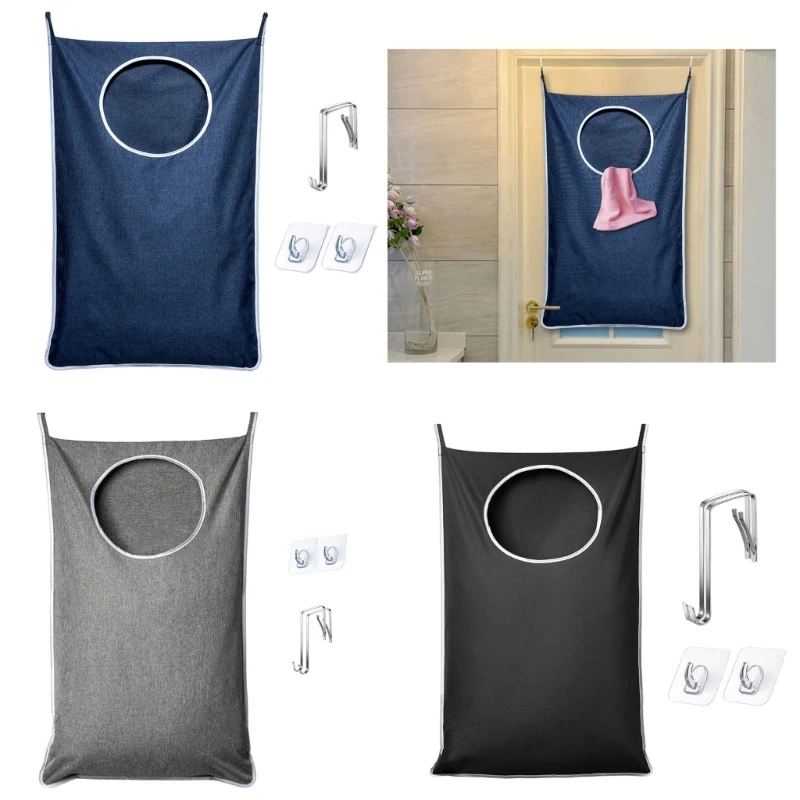 

Foldable Wall Hanging Laundry Basket for Large Capacity Storage Dirty Clothes Dropship