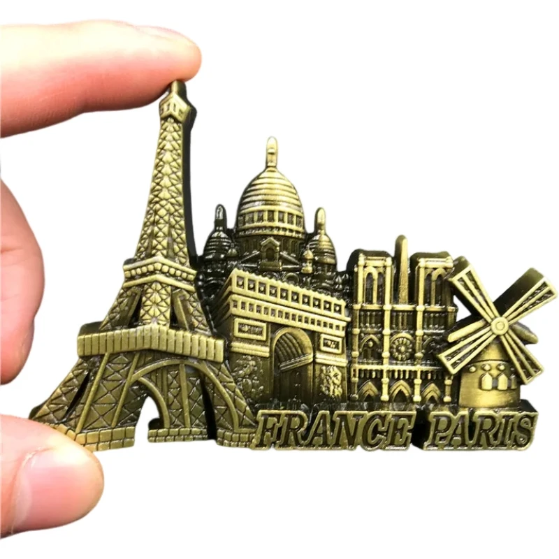 3D металлическая Милая пирамида Франция Париж Барселона Голливуд Москва Россия