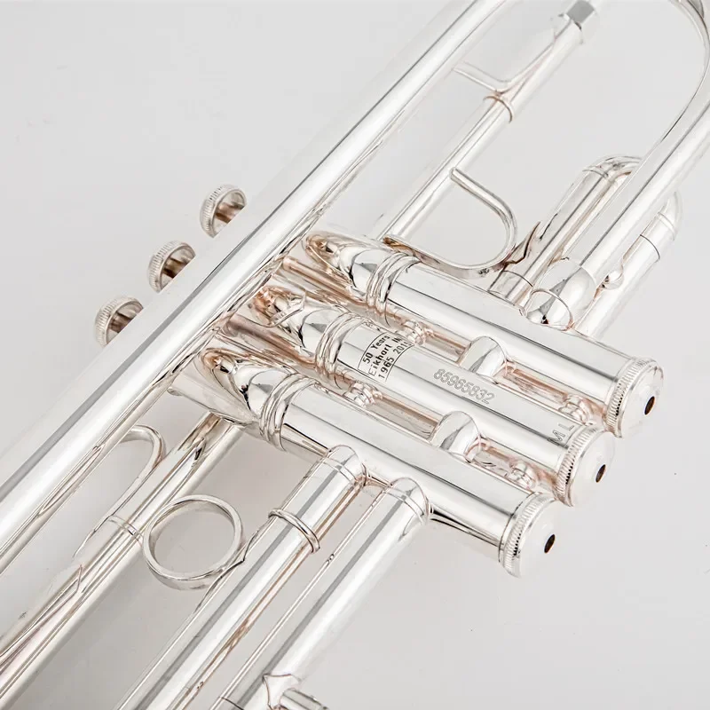 Stradivarius 190s-37 50-я годовщина Серебряная труба плоский инструмент латунные стойки