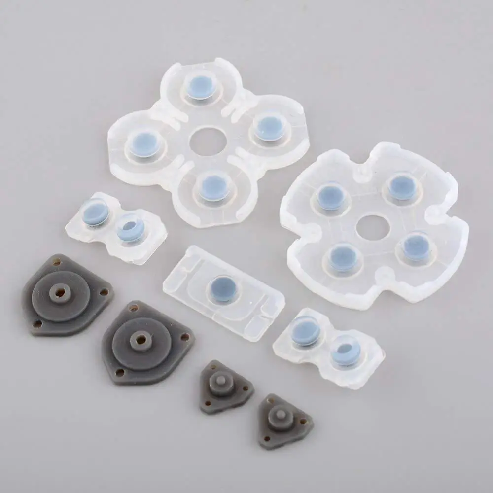 

Silicone Conductive Rubber for PlayStation-DualShock 4 PS4 Pro Slim Controller V2 Adhesive Button Pad Keypad Accessories