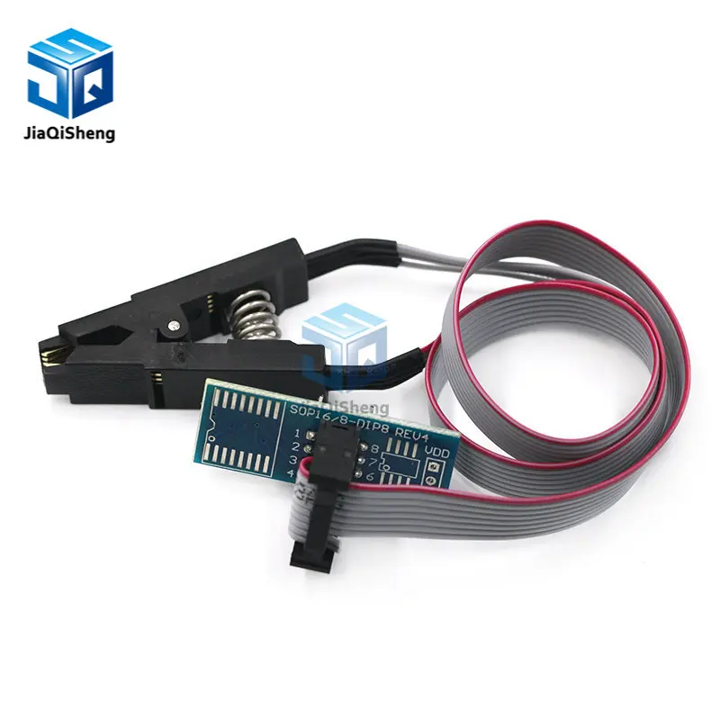 SOIC8 SOP8 Flash Chip зажим для проверки ИС Socket Adpter BIOS/24/25/93 программатор arduino - купить по